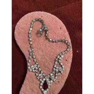 -BRACELET Rhinestone And Ruby Bracelet